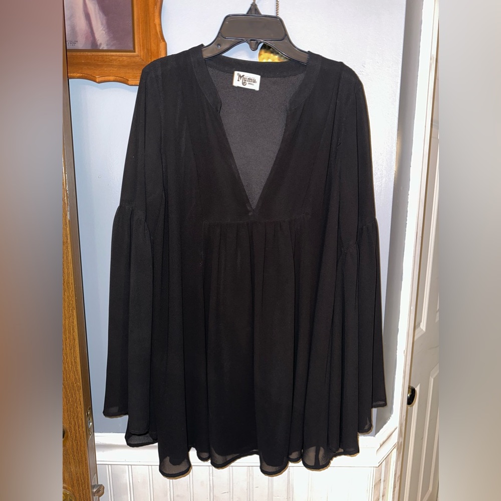 Show me your MuMu Small Black Blouse